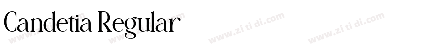 Candetia Regular字体转换 Candetia Regular字体转换